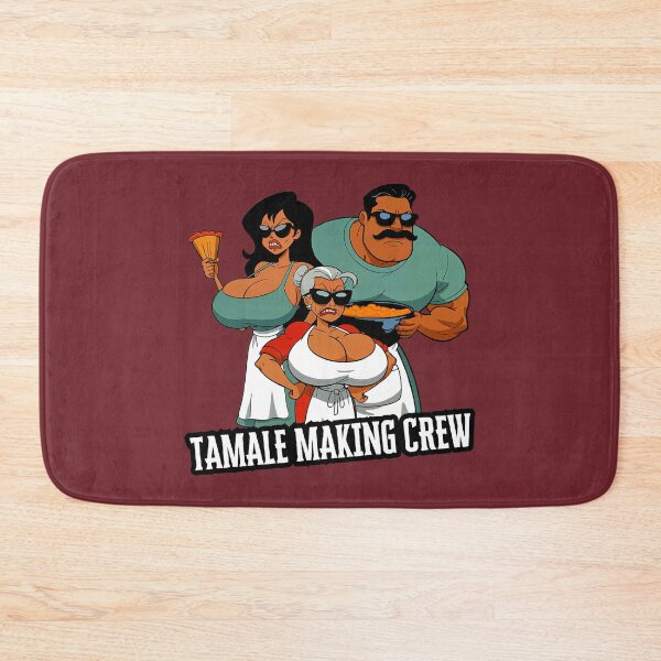 Item preview, Tamale Making Crew – Bold Mexican Christmas Design designed and sold by BaxInke.