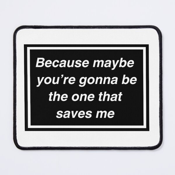 Item preview, The one that saves me - Wonderwall - tshirt, stickers and more for Oasis fans designed and sold by Fanaticos.
