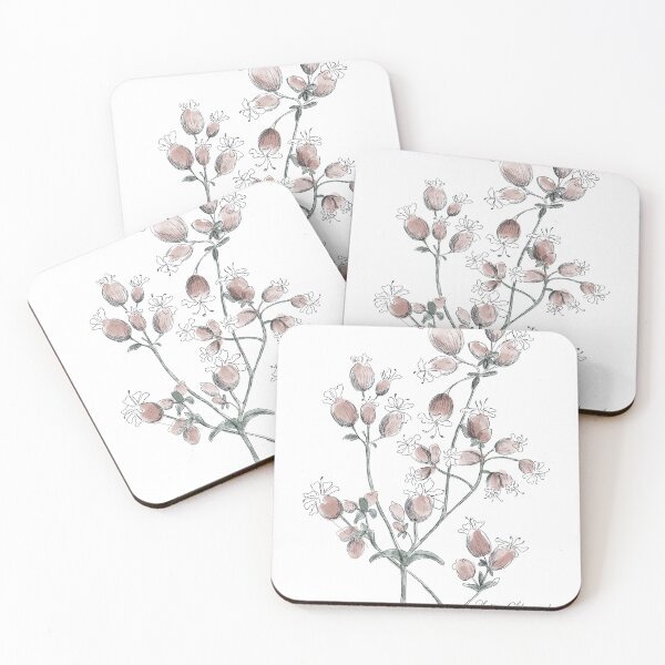 Item preview,  Botanical Elegance: Bladder Campion in Soft Hues designed and sold by artievarudzite.