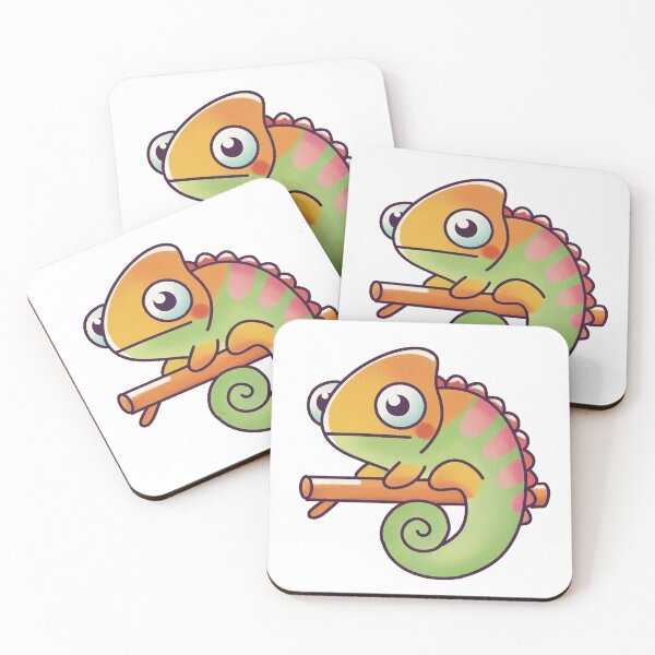 Item preview, Adorable Chameleon Charm designed and sold by PieChocolate.