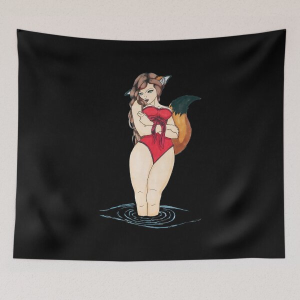 Item preview, Foxie - Swim with me designed and sold by RowenaTmT.