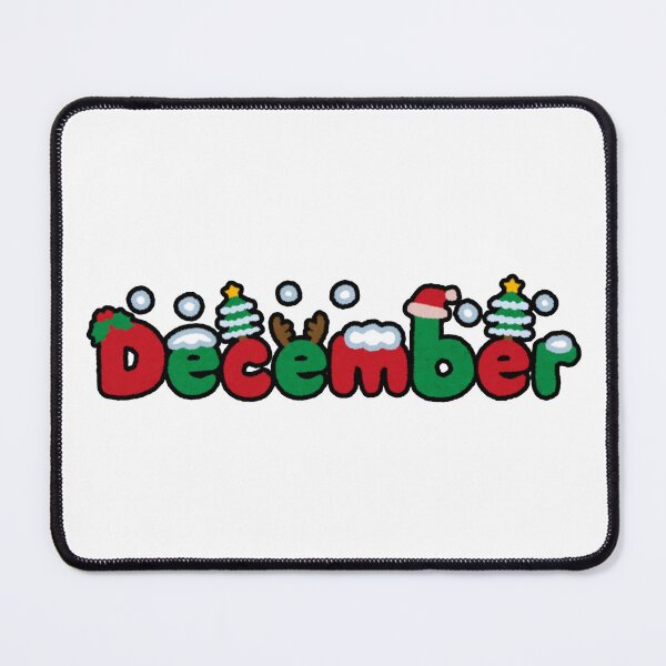 Item preview, December Minimalist Design - Festive Holiday Typography Art designed and sold by mayazia.