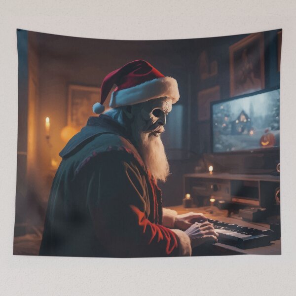Item preview, Dark Santa Claus: Christmas with a Touch of Terror designed and sold by DesignMapachiss.