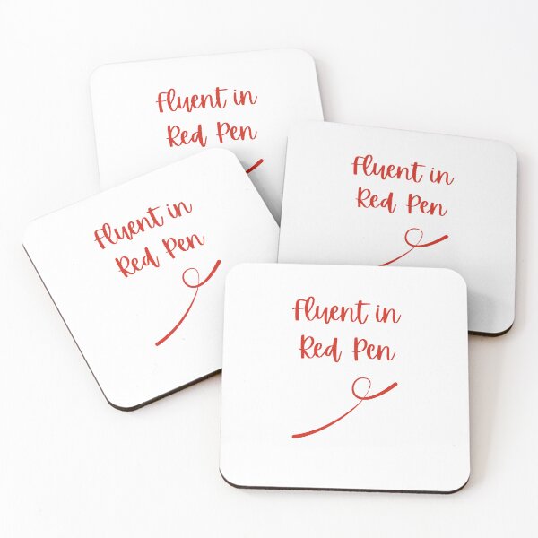 Item preview, Fluent in Red Pen designed and sold by Kindred & Thistle.