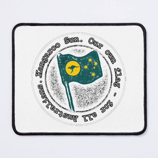Item preview, Aussie Kangaroo Sun. Logo. flag for Australia.  designed and sold by Kangaroo Sun.