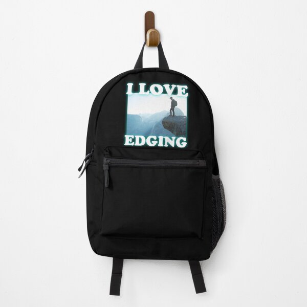 Item preview, I Love Edging. Mountain Edge. Cliff Joke. Funny Backpacking Alpinist Joke. Brainrot Meme designed and sold by SillyMerchant.