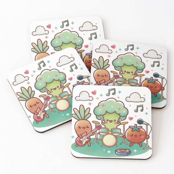 Item preview, Adorable Vegetable Band designed and sold by PieChocolate.
