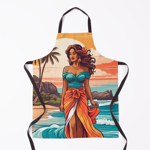 Item preview, Beautiful Woman Hula Dancing: Hawaiian Beach Scene designed and sold by Alan Javier Cordoba Espinosa.