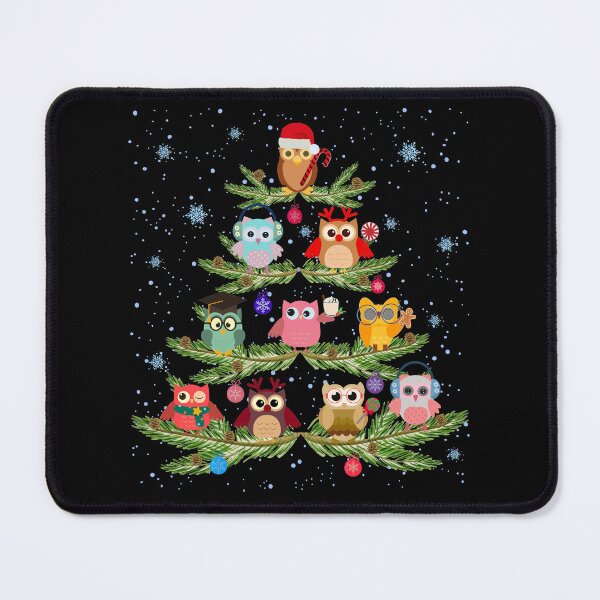 Item preview, Christmas Tree With Christmas Owls Funny Gifts For Chrismas designed and sold by MartVisions.