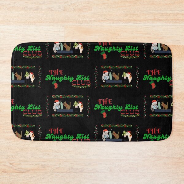 Item preview, The Naughty List Club Cats designed and sold by MadCatPrints.