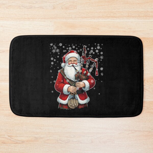Item preview, Santa Claus Playing Bagpipes - Funny Bagpiper Player Xmas Lover Gift For Men Women Kids designed and sold by JUSTBEELEGANT.