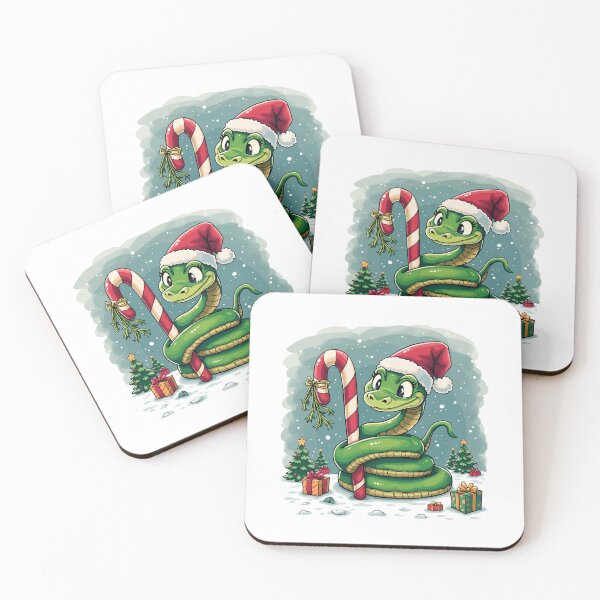 Item preview, snake christmas designed and sold by Krasnovaovaova.