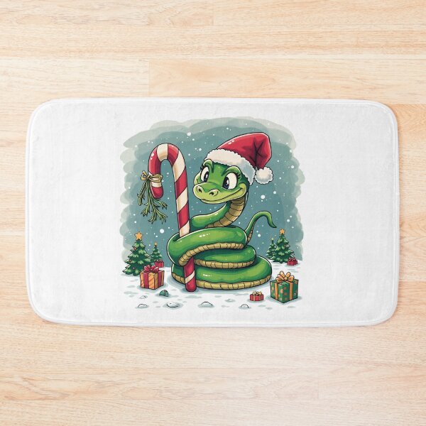 Item preview, snake christmas designed and sold by Krasnovaovaova.