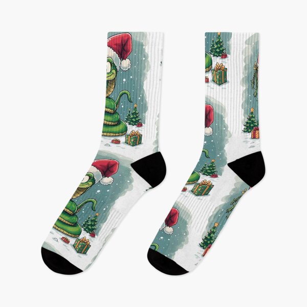 Item preview, snake christmas designed and sold by Krasnovaovaova.