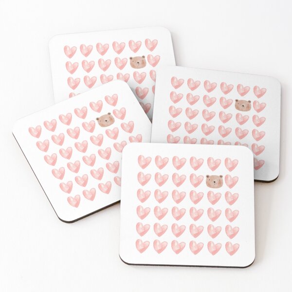 Item preview, Mini corazones y el oso designed and sold by VeenyOcicat.