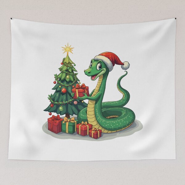 Item preview,  snake christmas designed and sold by Krasnovaovaova.