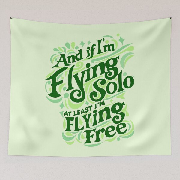 Item preview, Flying Solo, Flying Free designed and sold by byebyesally.