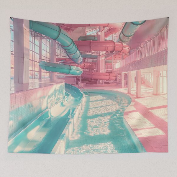 Item preview, Pastel Waterslide Dreams designed and sold by Viktor Surzhko.