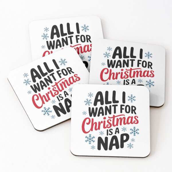 Item preview, All I Want for Christmas Is a Nap designed and sold by GGZebra.