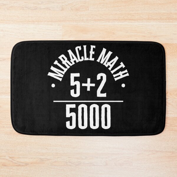 Item preview, Miracle Math 5+2=5000 Jesus feeds the 5000 WL designed and sold by GFamilyC.