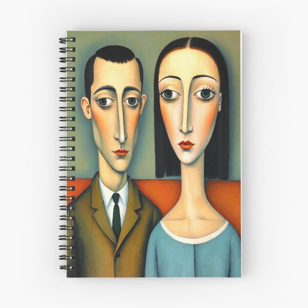 Item preview, Modernist Portrait of a Curious Couple 4 designed and sold by Yontartov.