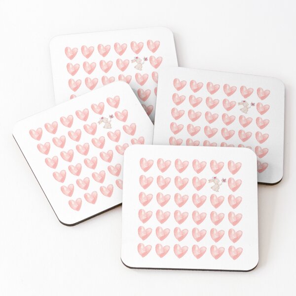 Item preview, Mini corazones y el conejo designed and sold by VeenyOcicat.
