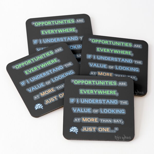Item preview, "OPPORTUNITIES ..." Quote 12/04/2024 designed and sold by BJGWRDS.