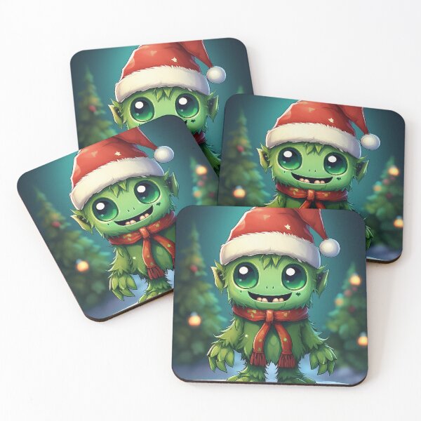 Item preview, Cheerful Christmas Goblin designed and sold by LyssasMindArt.