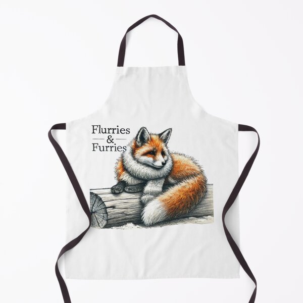 Item preview, Flurries & Furries - Cozy Winter Fox Design designed and sold by HopeLoom.