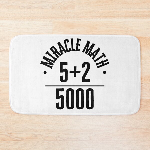 Item preview, Miracle Math 5+2=5000 Jesus feeds the 5000 BL designed and sold by GFamilyC.