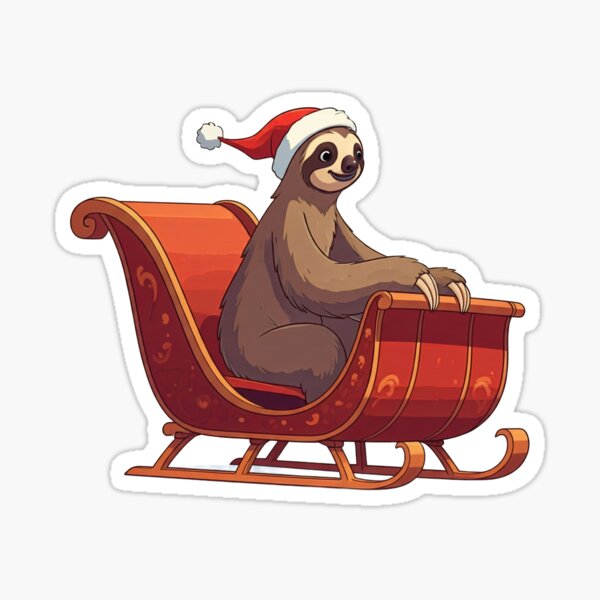 Item preview, Sleighing Sloth  designed and sold by DaleHall.