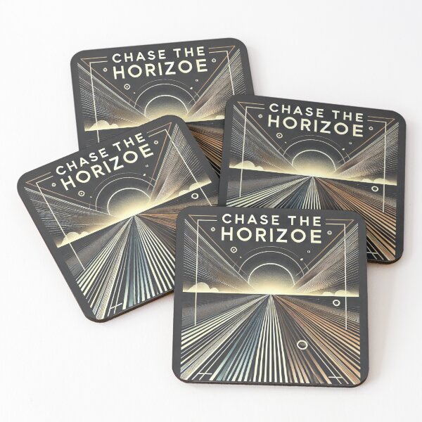 Item preview, Chase the Horizon - Minimalist Sports Art designed and sold by DreamLabStudio.