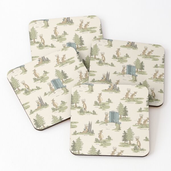 Item preview, Dear Deer - Fun/Quirky Pun-Themed Woodland Forest Pattern designed and sold by somecallmebeth.
