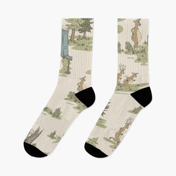 Item preview, Dear Deer - Fun/Quirky Pun-Themed Woodland Forest Pattern designed and sold by somecallmebeth.
