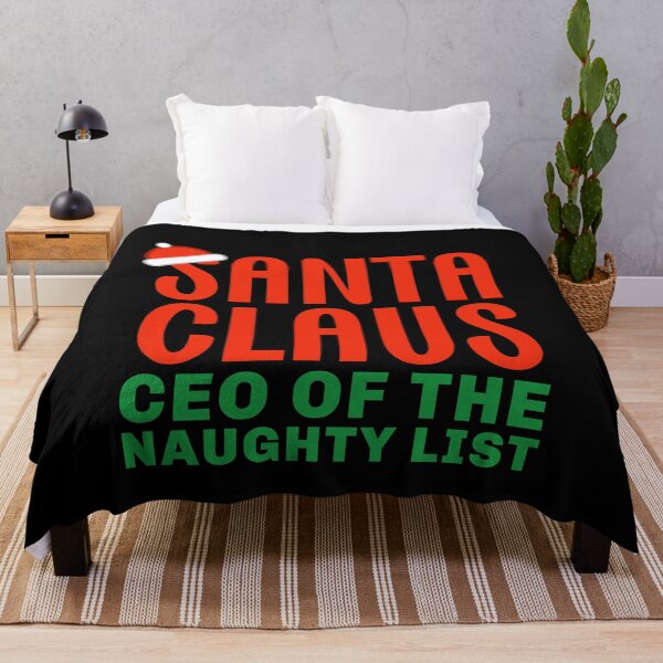Item preview, Santa Claus Naughty List - Funny CEO Christmas Humor designed and sold by Sunserize Designs.