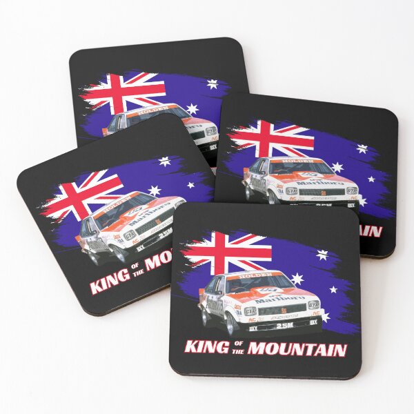 Item preview, Peter Brock King of the Mountain Aussie Flag designed and sold by radestilo.