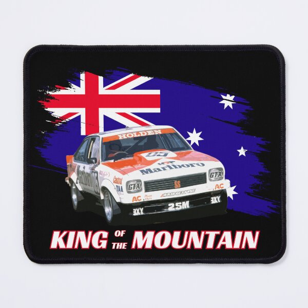 Item preview, Peter Brock King of the Mountain Aussie Flag designed and sold by radestilo.
