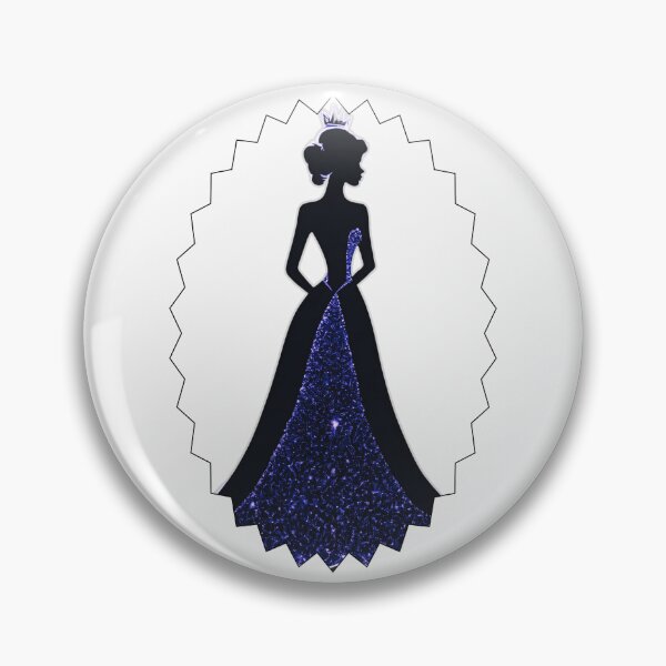 Item preview, Princess in prom dress silhouette designed and sold by All-About-Life.