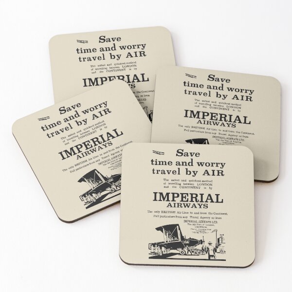 Item preview, Imperial Airways Vintage 1930s Air Travel Ad designed and sold by Maljonic.