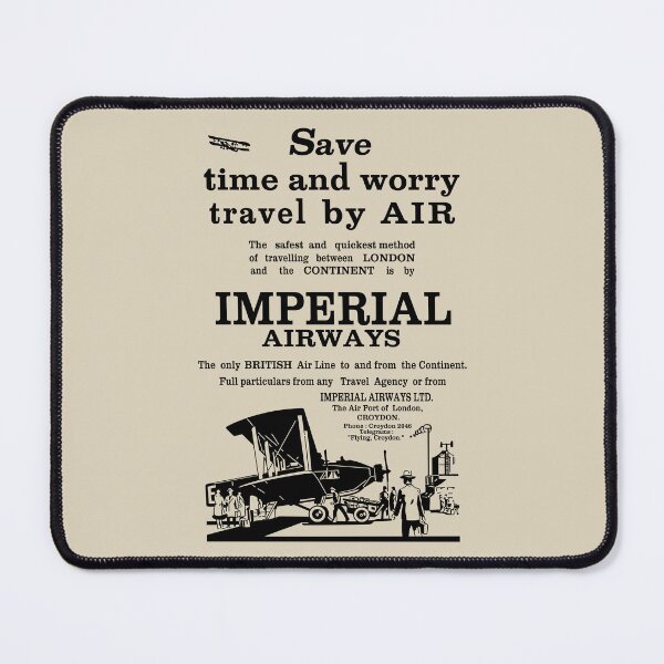Item preview, Imperial Airways Vintage 1930s Air Travel Ad designed and sold by Maljonic.