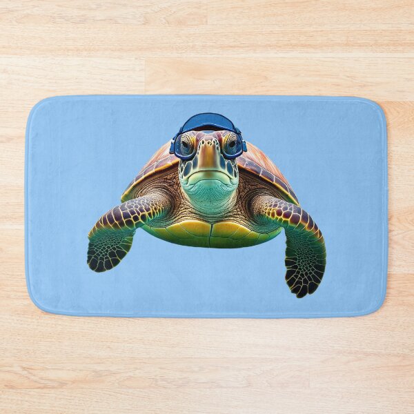 Item preview, Turtle in South Florida Lake in Goggles designed and sold by KVB Design.