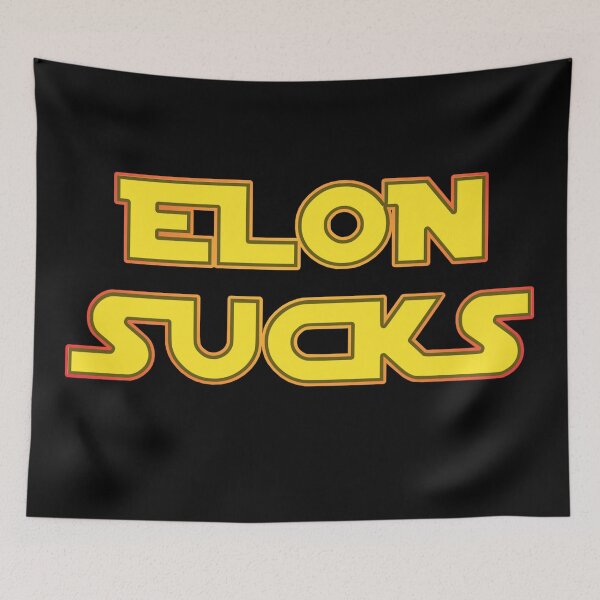Item preview, Elon Sucks designed and sold by AintJames.