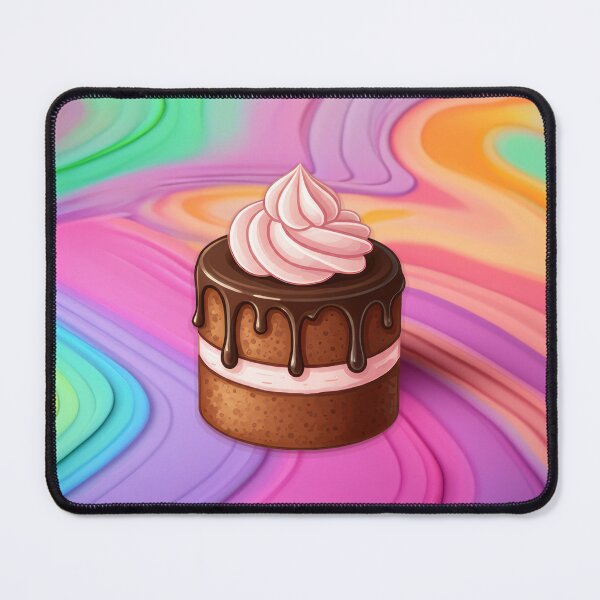 Item preview, Rainbow Waves And Chocolate Sponge Cake designed and sold by CriaCreative.