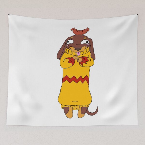 Item preview, Cosy sausage dog designed and sold by Jmablesonart.