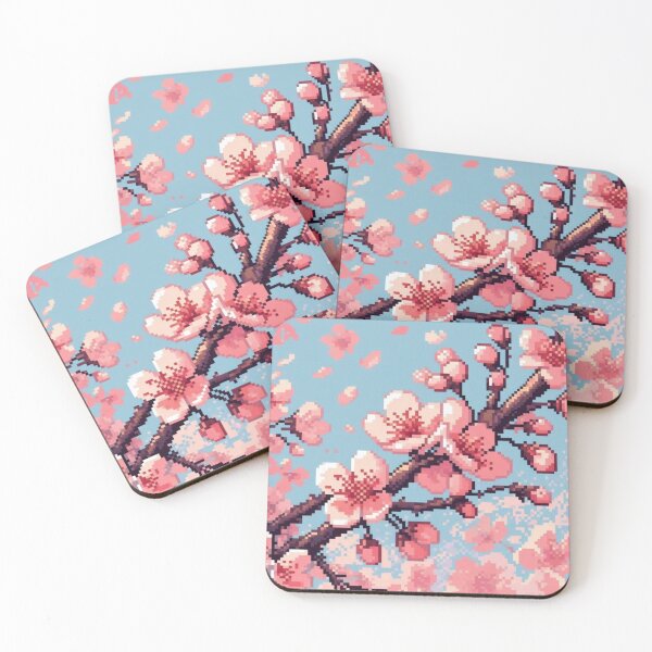 Item preview, cherry blossom pixel art designed and sold by TheMysticCats.