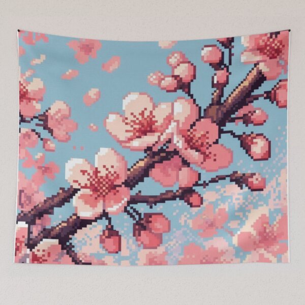 Item preview, cherry blossom pixel art designed and sold by TheMysticCats.