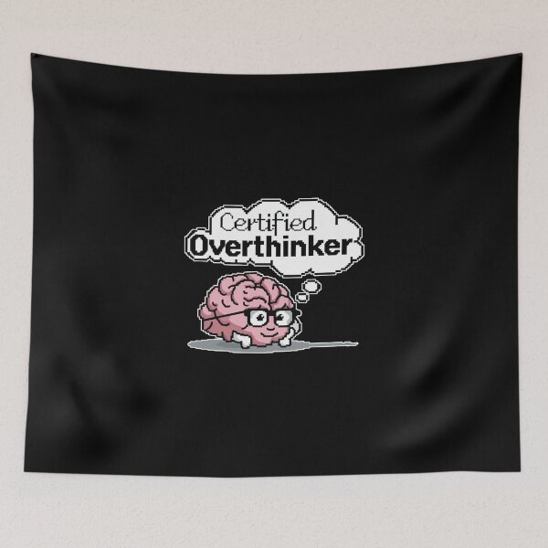 Item preview, Certified Overthinker Funny Gift For Thinkers And Daydreamers designed and sold by CosmicFreedom9.