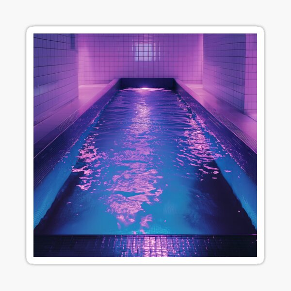 Item preview, Neon Abyss Pool designed and sold by Viktor Surzhko.