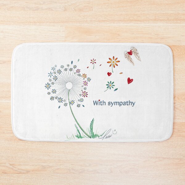 Item preview, With sympathy, Dragonfly illustration handmade by Pascale Breton designed and sold by Pascale Breton.