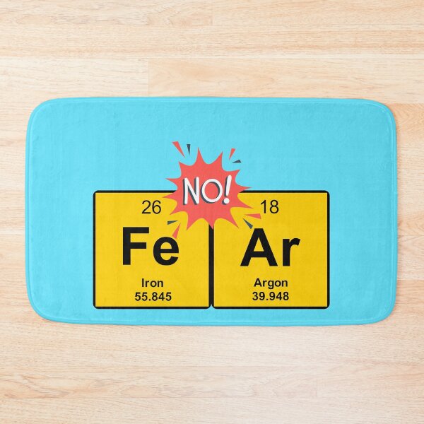 Item preview, Fear Chemical Element Mendelian Table Fun Cheerfully Vibes Retro Art Design designed and sold by Kia Blaze.